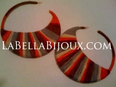 Handmade earrings by La Bella Bijoux