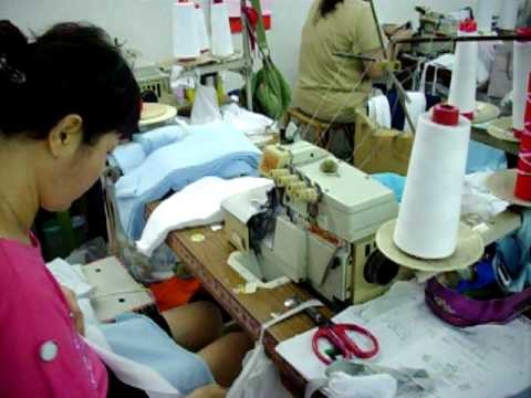 How the Cut & Sew parts of T-shirts joint - Maxtex.com.my - Apparel Manufactoring - Factory Video
