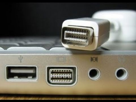 How To Connect Your iMac or MacBook (2008) To Your HD LED TV -- MINI DVI TO HDMI