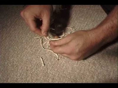 How To Make A Baseball Seam Bracelet or Necklace (Laces)