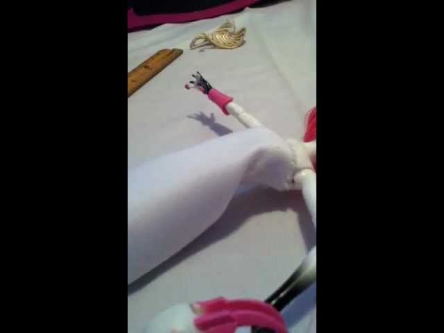 How to make a monster high doll dress (simple)