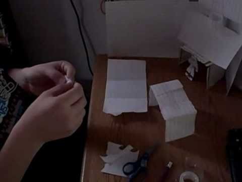 How to make a Paper Soccer Net (with goalie)