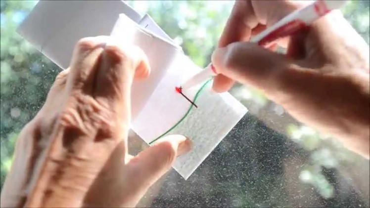 How To Make a Quick & Easy Flipbook Flip book Drawing of a Flower Growing