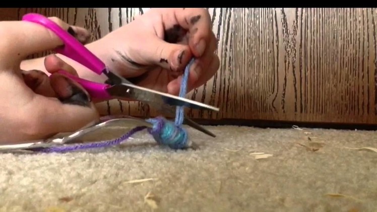 How to Make a Yarn Hedgehog Toy