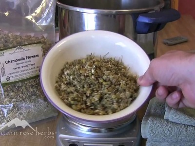 How to Make an Herbal Steam with Chamomile