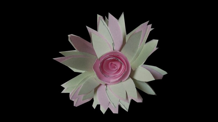 How to make paper flowers at home 2014