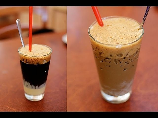 How to make Vietnamese coffee - Ca phe sua da