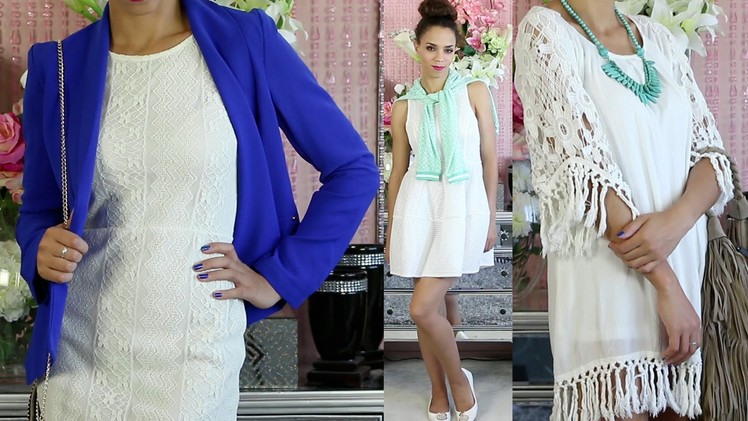 How to Wear a White Dress - Outfit Ideas & Summer Outfits!