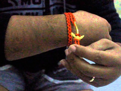 Liferaft station : Anchor rope bracelet