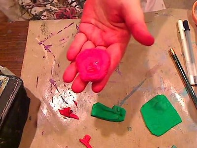 MAKE MOLDS AND STAMPS FROM BAKE AND BEND POLYMER CLAY