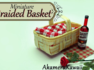 Miniature Doll Basket from wood - Tutorial