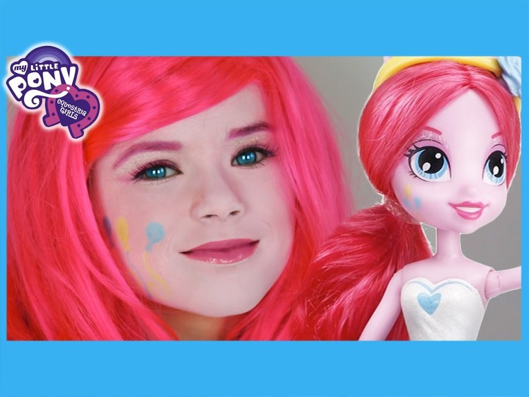 My Little Pony Pinkie Pie Makeup Tutorial! Equestria Girls Doll Cosplay | Kittiesmama