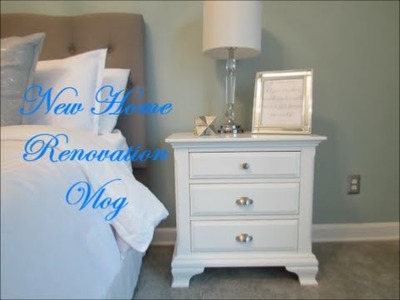 New Home Renovations Vlog | New Nightstands | Basement Tour
