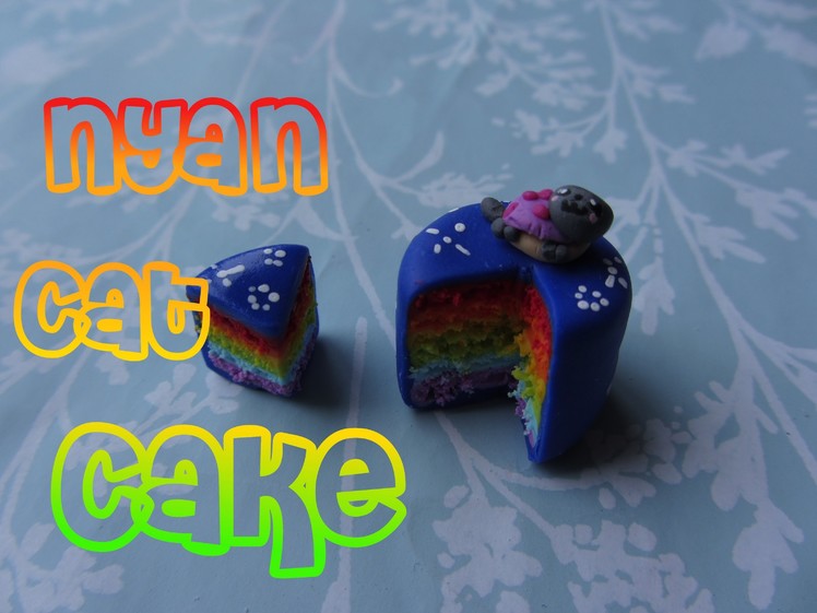 Nyan Cat Cake Tutorial: Polymer Clay :) Requested By Little Surprises and Homemadekawii
