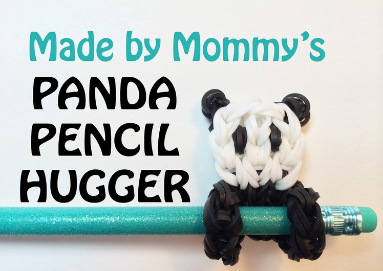 Panda Bear Charm - Rainbow Loom Pencil Hugger #1