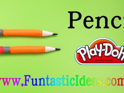 Play Doh Pencil - How to with playdough tutoria by Funtastic Ideas