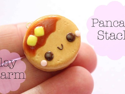Polymer Clay Pancake Stack Charm Tutorial