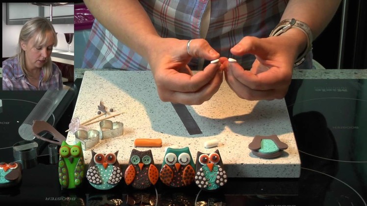 Polymer Clay Tutorial: How to make a Owl Fridge Magnet