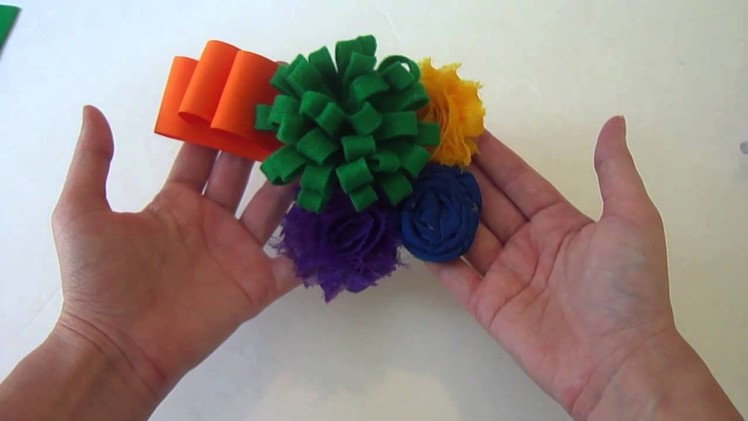 Shabby, Chic and FUNKY! (How to make Kennedy's funky flower headband)
