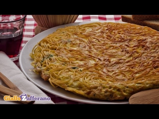 Spaghetti frittata - Italian recipe