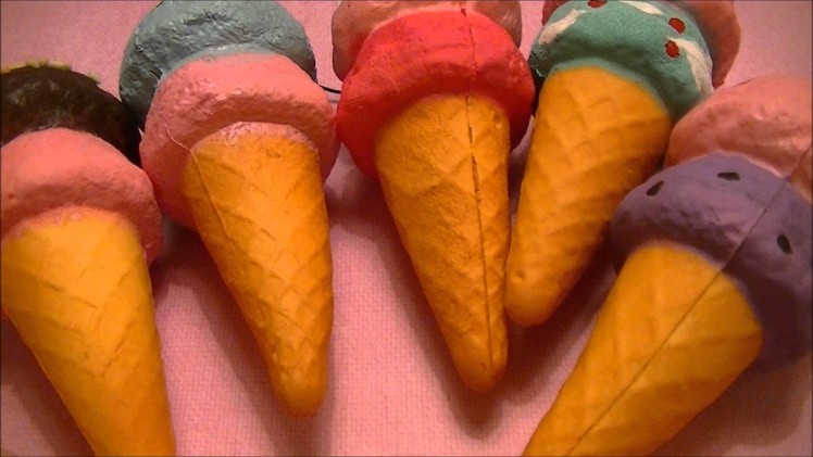 Squishy Ice-Cream Cones
