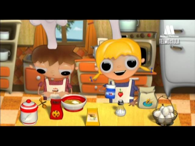 Telmo and Tula - Chocolate cookies recipes - Educational cartoon with ideas to cook with children