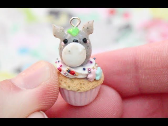 Totoro Cupcake Polymer Clay Tutorial