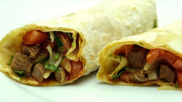 Turkish Beef Wrap Recipe - Easy Turkish Food