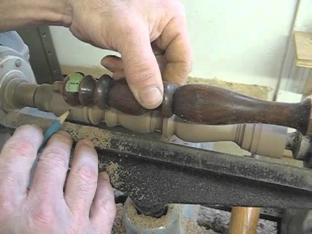 Turning a Finial for a Victorian Étagère - Thomas Johnson Antique Furniture Restoration