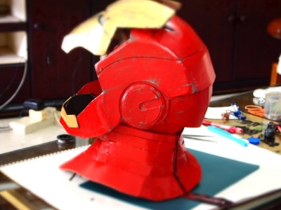 #16: Iron Man Neck - Cardboard - With Zipper (pepakura template)