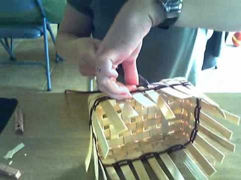 Basket Weaving Video #7--Adding Color and Weaving the Sides