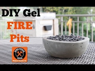 Build Cool DIY Gel Fire Pits -- by Home Repair Tutor