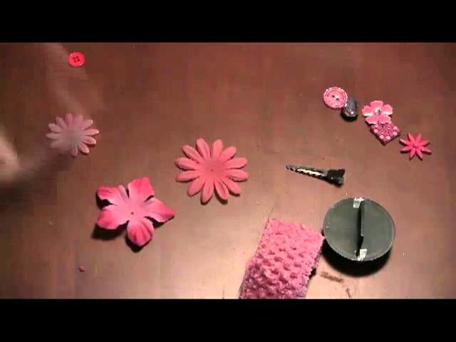 How to Make Hair Bows: Flower Hair Bow on Headband Instructions