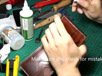Leather craft basic: Edge coating