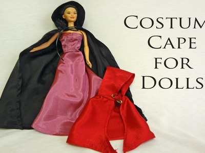 Making Hooded Cape for Doll FREE pattern