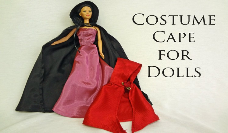 Making Hooded Cape for Doll FREE pattern
