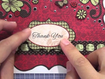 Red Velvet Artful Card Kit Card