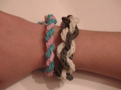 10 different bracelets you can make using fishtails! Part 1, Rope braid and Chain Link braid