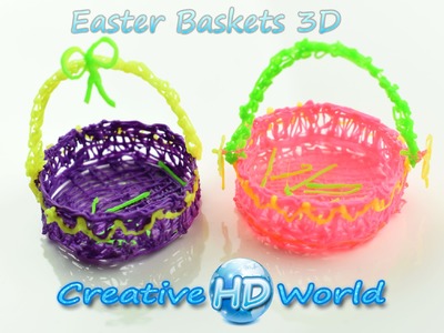 3Doodler: Easter Basket 3D - How to Tutorial 3D Printing Pen DIY Creations