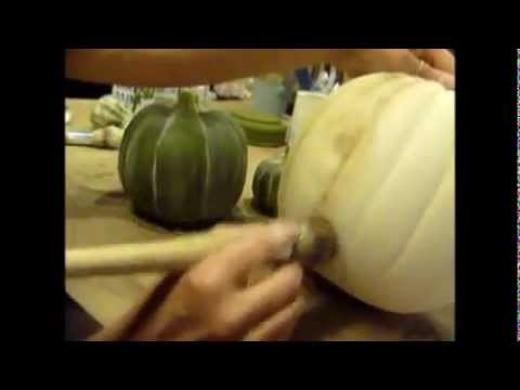 Dark Waxing Chalk Paint - Decorate for Fall - Painting Pumpkins