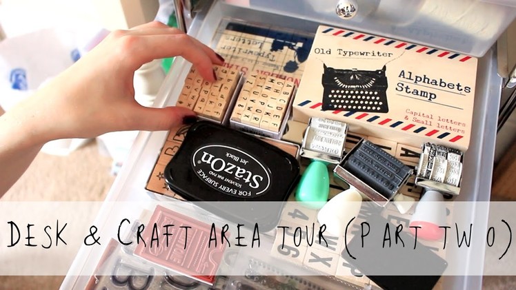 Desk & Craft area tour (Part 2) | MyGreenCow