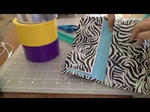 DIY: Duct tape Checkbook Holder!