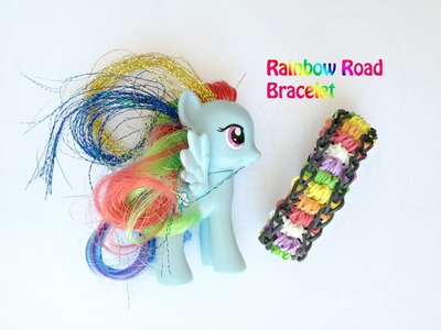 Easy Rainbow Loom Bracelet Tutorial: Rainbow Road