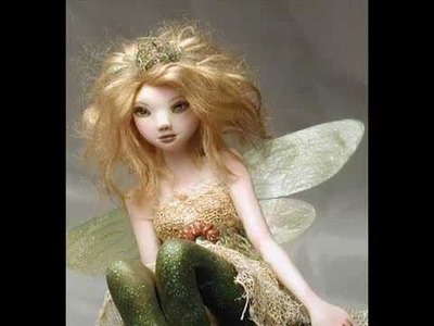Fairy Clay Sculpture OOAK Polymer Clay Art Doll Faebymckay Song is "Meaning" by Gavin DeGraw