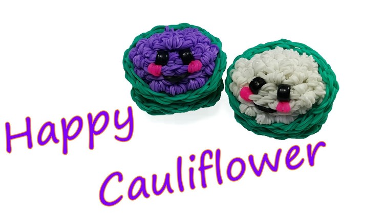 Happy Cauliflower Tutorial by feelinspiffy (Rainbow Loom)