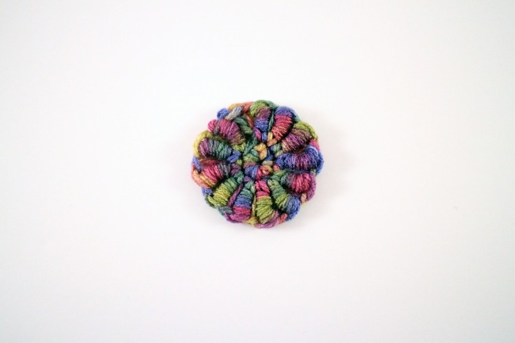 How to Crochet a Flower: Bullion Stitch Flower
