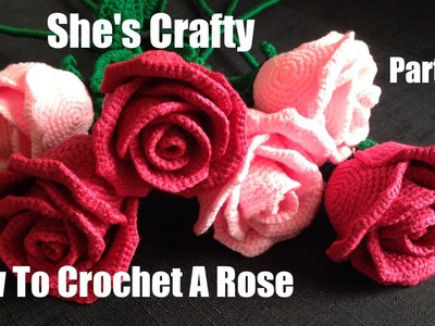 How To Crochet A Rose: Easy Crochet lessons to crochet flowers part 1:1