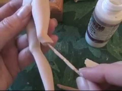 How to Fix a Broken Polymer Clay Doll Leg