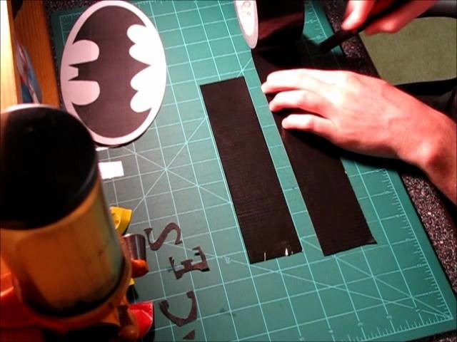 How to make a Duck tape Batman Symbol