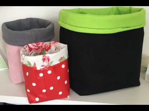 How To Make A Fabric Storage Caddy